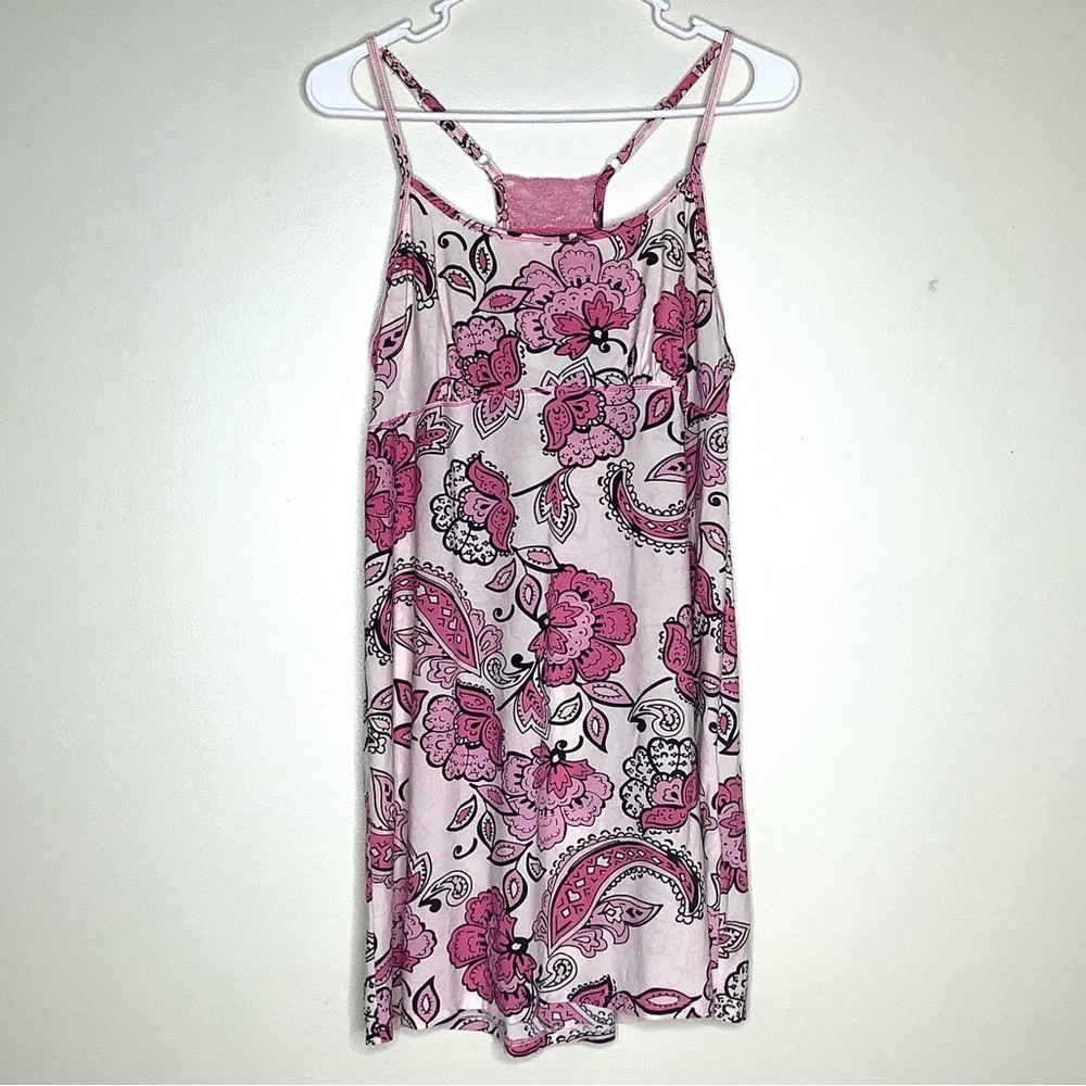 < Y2K Secret Treasures Pink Floral Nightgown > - Picture 1 of 4